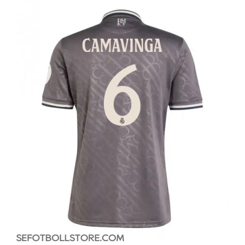 Real Madrid Eduardo Camavinga #6 Replika Tredje Tröja 2024-25 Kortärmad